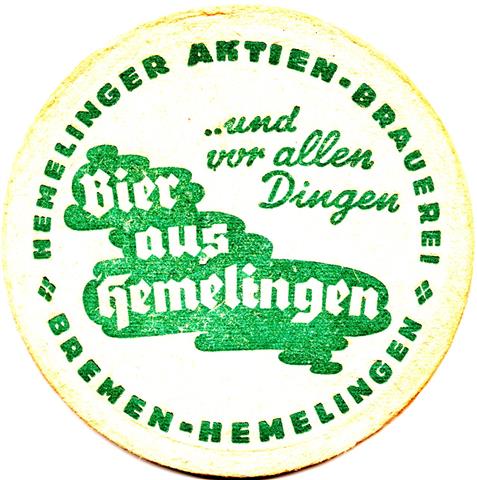 bremen hb-hb hemelinger und vor 3a (rund215-bier aus-dick-gr�n)